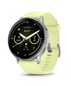 GARMIN VENU 4 (45MM), GRAY W/ SILVER + CITRON