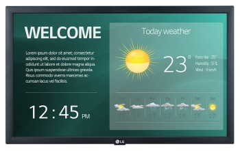 LG 22SM3G-B 22" FHD IPS 250NITS 16/7 WEBOS WIFI