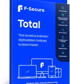 F-Secure TOTAL (2 VUOTTA/7 LAITETTA), E-KEY, suojaa Windows, Mac, Android, iOS. Kyberturva jopa 7 laitteelle. Suojaa laitteesi!. - Prisma-IT Web