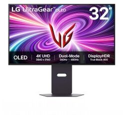 LG 32" ULTRAGEAR™ DUAL MODE OLED GAMING MONITOR | UHD 4K, SPEAKER