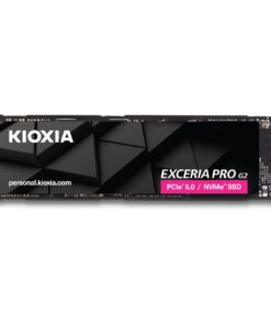 Exceria G3 2TB SSD - Nopea PCIe 4.0 tallennus. Musta, geometrinen levy ja näkyvä liitin. Ammattikäyttöön ja yrityskäyttöön. - Prisma-IT Web
