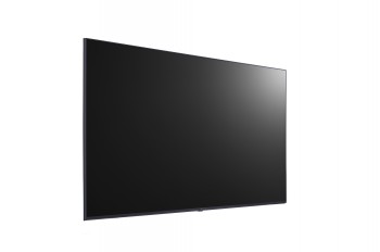 LG 65UL3J-E 65" UHD IPS monitor külgprofiiliga LG 65-tolline UHD-monitor külgprofiilist vaadatuna, nähtav IPS-paneel.