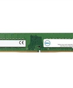 Roheline DELL DDR5 16GB mälumoodul, millel on valge silt ja roheline trükkplaat.
