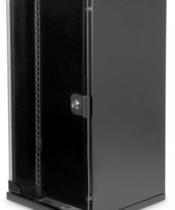 DIGITUS 254 MM (10") 12U WALL MOUNTING CABINET 592X312X300 MM, COLOR BLACK (RAL 9005)