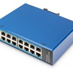 DIGITUS 16 PORT 10/100/1000MBPS INDUSTRIAL SWITCH WALL-MOUNT AND DIN-RAIL