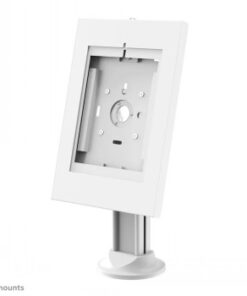 NEOMOUNTS DESK GROMMET, LOCKABLE TABLET CASING FOR APPLE IPAD, PRO, AIR & SAMSUNG GALAXY TAB WHITE