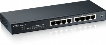 ZYXEL GS1900-8 V2, 8 PORT GBE L2 SMART SWITCH, DESKTOP, FANLESS (5Y WARRANTY)