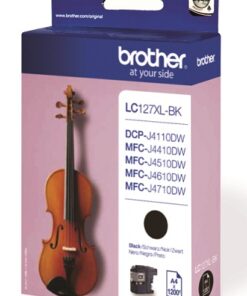 BROTHER LC-127XLBK TONER HIGH BLK 1200P