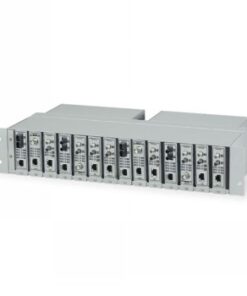 Black box flexpoint media converter chassis - 14-slot, rackmount, single 115-230vac