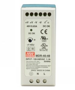 Black box mdr-ps series din rail industrial power supply - 40w, 48vdc