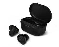 Philips T1300 TWS-kõrvaklapid, mustad, mugava laadimiskarbiga Must True Wireless -kõrvaklappide komplekt avatud laadimiskarbiga, minimalistlik disain.
