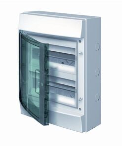 ABB MISTRAL IP65, LÄPINÄKYVÄ OVI, 2 RIVIÄ, 24 MODUULIA