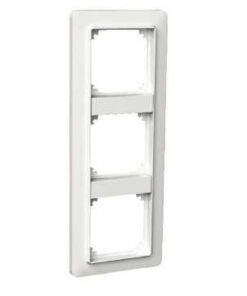 Schneider Electric Exxact 3-osaline raam, valge Kolmeosaline valge plastraam püstises asendis, sobib elektri- ja andmesideseadmetele.