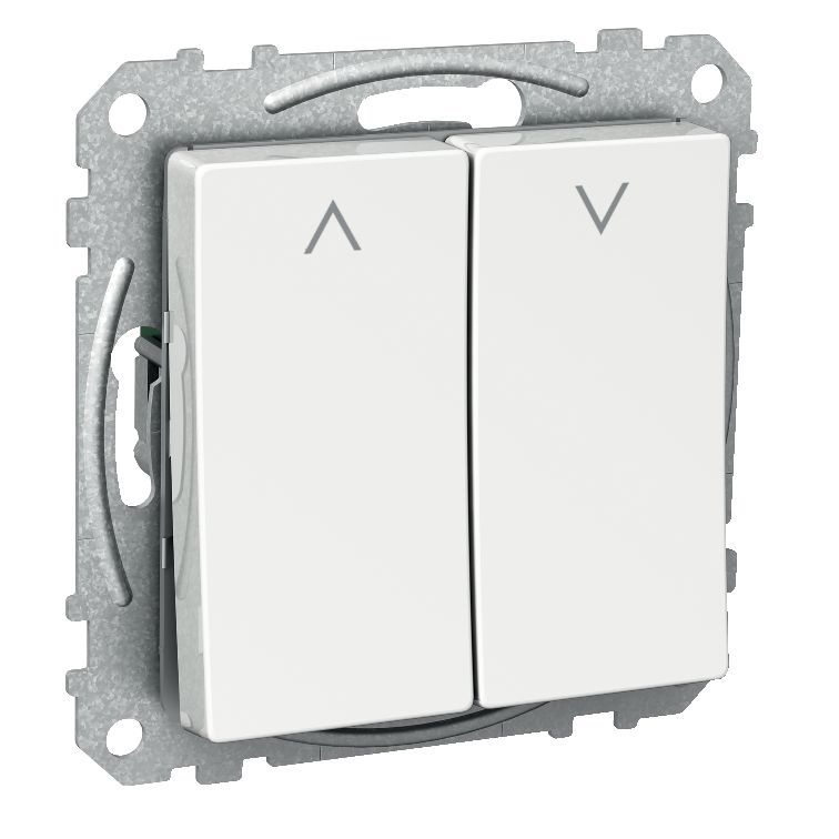 Schneider Electric Exxact kardinlüliti, valge, kaheosaline ja kruviühendusega, eestvaade.