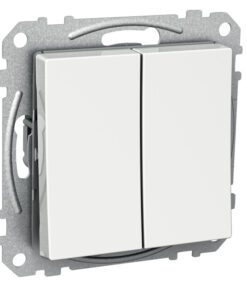 Schneider Electric Exxact 5-lüliti, valge täiskomplekt, 5 tk Valge Schneider Electric Exxact 5-lüliti kahe nupuga ja metallraamiga.