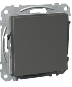 Schneider Electric Exxact 7-lüliti, antratsiit, võrguseade Tumehall antratsiitvärvi Schneider Electric Exxact 7-lüliti metallraamis, paigutatud eestvaates.